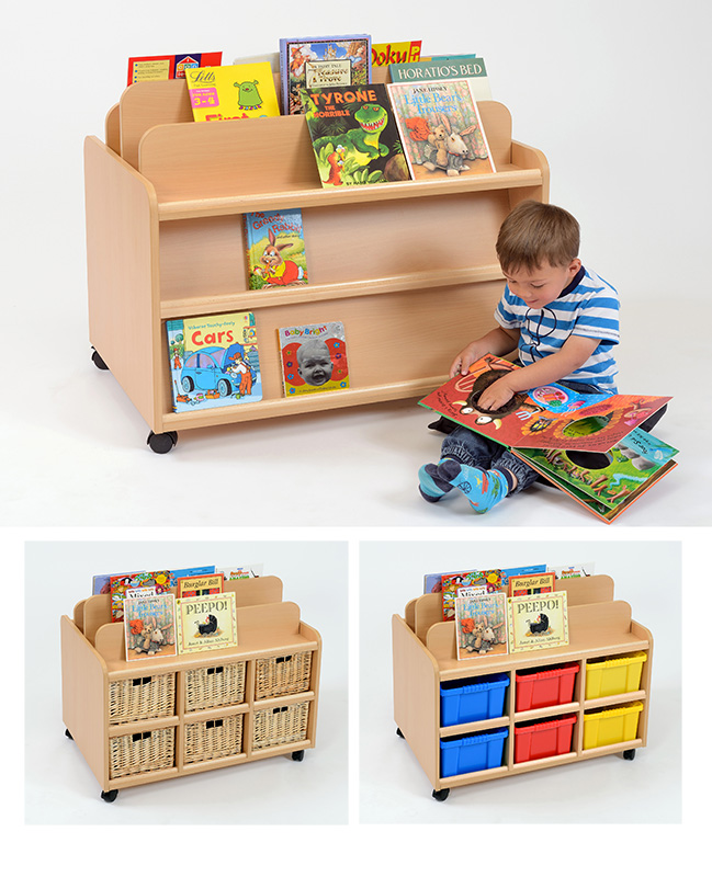 Double Sided Book Display Unit