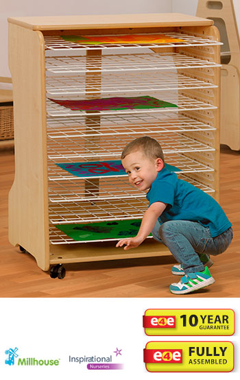 PlayScapes Drying Rack With 10 Drying Racks