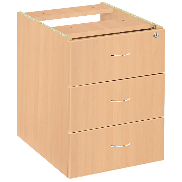 Fixed Pedestal - 3 Drawers