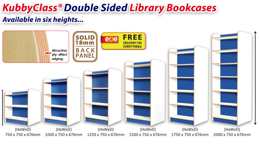 KubbyClass Polar Double sided bookcase frag