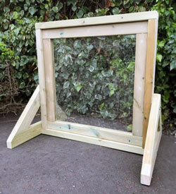 Outdoor Freestanding Clear Acrylic Easel