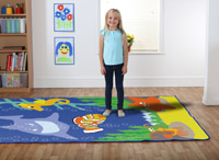 Under the Sea Carpet (W1000 x D1500mm Durable Tuf-Loop) Under the Sea Carpet (W1000 x D1500mm Durable Tuf-Loop)