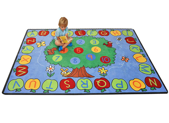 Trees, Apples, Alphabet and Numbers Rug Trees, Apples, Alphabet and Numbers Rug