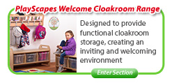 Playscapes Welcome Cloakroom Furniture Range