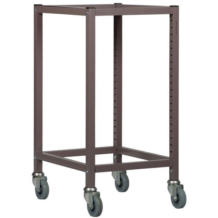 Gratnells Science Range - Bench Height Empty Single Column Trolley - 860mm (holds 6 shallow trays or equivalent)
