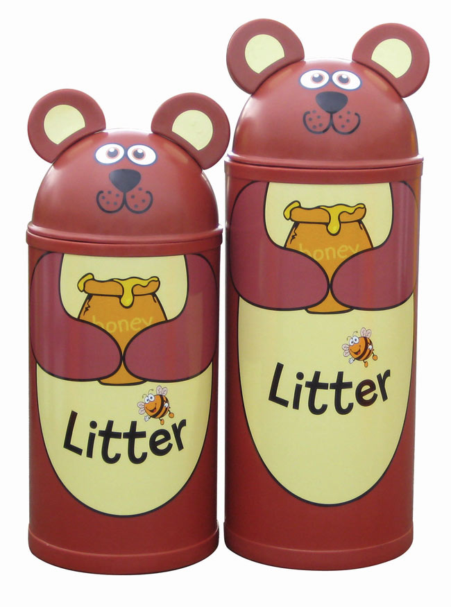 42 or 52 Litre Bear Litter Bins