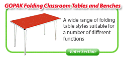 GOPAK Folding Classroom Tables & Benches