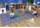 Essentials Rainbow Squares Indoor/Outdoor Carpet - 3m x 2m - view 1