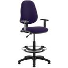 !!<<span style='font-size: 12px;'>>!!Eclipse 1 Lever Task Operator Chair - Bespoke Colour Chair With Height Adjustable Arms And Hi-Rise Draughtsman Kit!!<</span>>!! - view 1