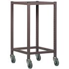 Gratnells Science Range - !!<<span style='color: #ff0000;'>>!!Under Bench Height!!<</span>>!! Empty Single Column Frame Trolley - 735mm (holds 5 shallow trays or equivalent) - view 1