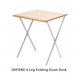 SPECIAL OFFER! - 24 OXFORD Folding Exam Desks + Trolley  - view 2