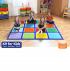 Rainbow Square Placement Carpet - view 1