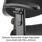 !!<<span style='font-size: 12px;'>>!!Eclipse 1 Lever Task Operator Chair With Height Adjustable Arms!!<</span>>!! - view 2