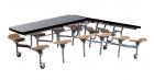 Primo Mobile Folding Table & Seating (Black Gloss) - view 7