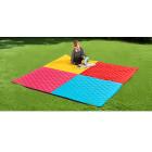 Indoor/Outdoor Large Quilted Harlequin Mat - 2m x 2m - view 1