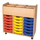 18 Tray Tall Mobile Book Trolley - view 2