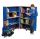 4 Shelf Hinged Bookcase - Multi Colour - view 1