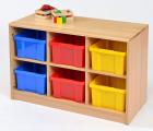 RS 6 Tray Storage Unit (Including Clear or Coloured Trays) - view 1