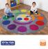 Decorative Colour Wheel Carpet  - view 1