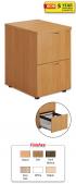 2 Drawer Wooden Filing Cabinet - view 1