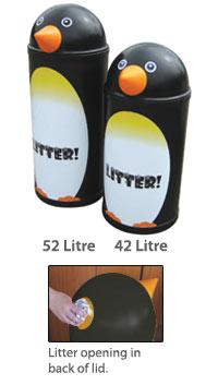 42 or 52 Litre Penguin Litter Bins