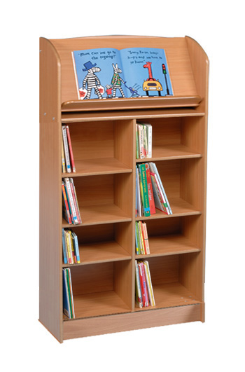 Coniston Single Sided 1500 Bookcase with Lectern - Beech