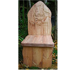 Burnished Authors Chair