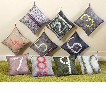 Nature Number Cushions (10Pk) 