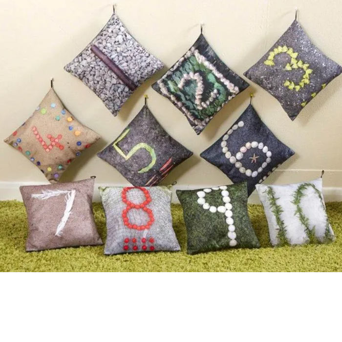 Nature Number Cushions (10Pk) 