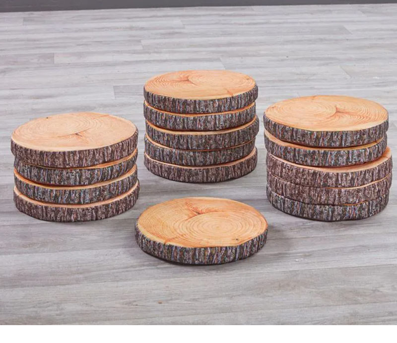 Log Slice Cushions (15Pk) 