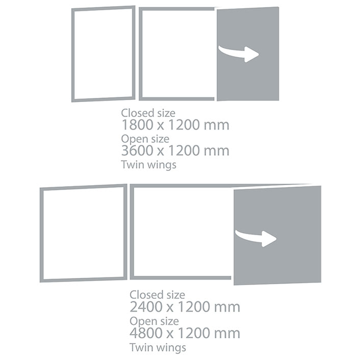 e4e - Spacesaving Folding Wall-Board