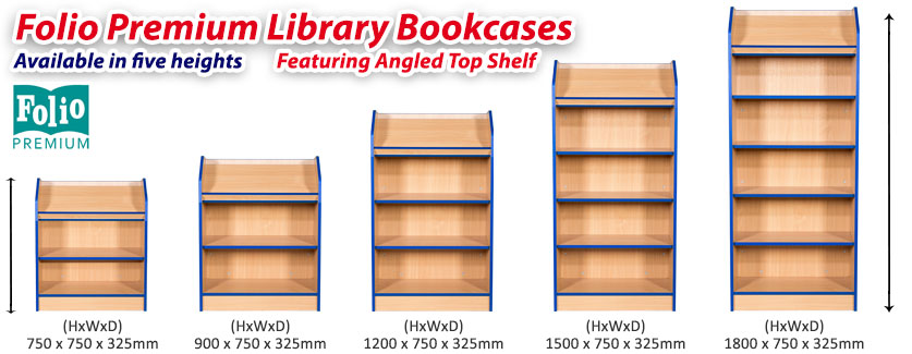 Folio Library Bookcase Angled frag