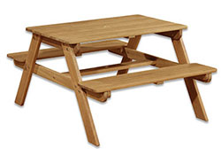 Outdoor Wooden Picnic Table