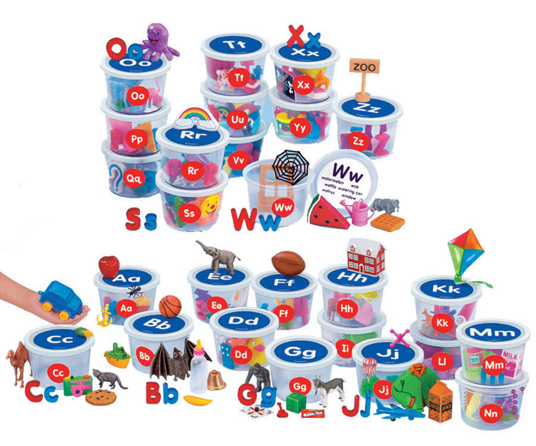 Alphabet Teaching Tubs