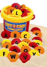 Sift And Find Alphabet Shells - Includes 26 Shells