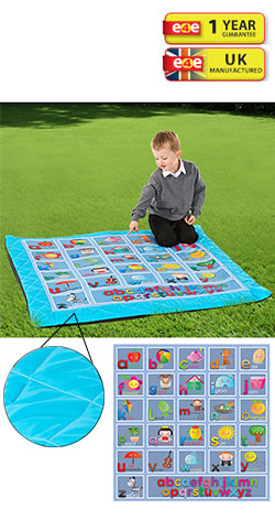 Indoor/Outdoor Alphabet Mat - 1.2m x 1.2m