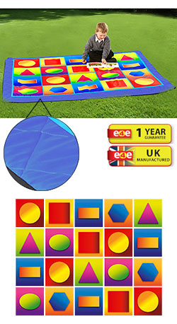 Indoor/Outdoor Geometric Mat - 2m x 1.5m