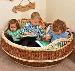 Giant Book Basket (For 3)