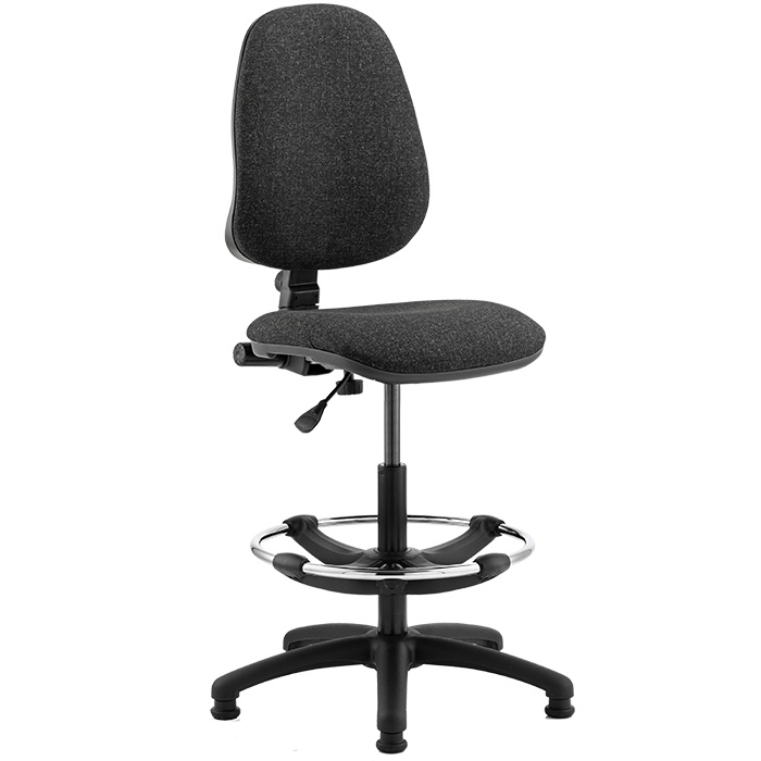 Eclipse 1 Lever Task Operator Chair With Hi-Rise Draughtsman Kit