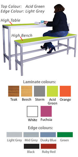 GOPAK Enviro High Table - 1800mm Length