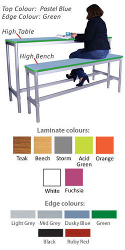 GOPAK Enviro High Table - 1200mm Length