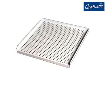 Gratnells Perforated Single Width Shelf for Classic Frames