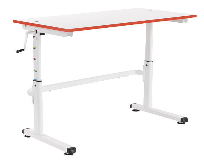 HA400 Height Adjustable Table - MDF Top with 2mm Buro (ABS) Strip Edge