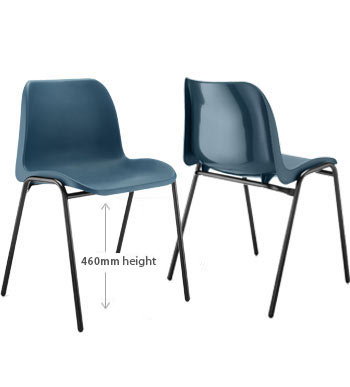 Hille Economy Chair 460mm (Blue)