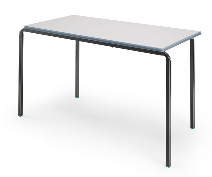 Contract Range Moulded Edge - Crush Bent Rectangular Classroom Table - 1200mm x 600mm