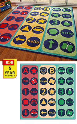 Kinder Yes No Maybe Placement Carpet 3m x 3m