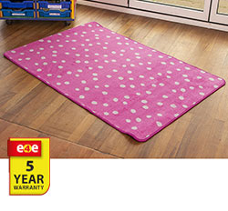 Kinder Small Spot Rug - Pink