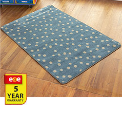 Kinder Small Spot Rug - Teal