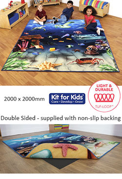 Under the Sea Double Sided Carpet