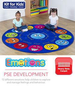 Emotions Interactive Circular Placement Carpet - 2m Diameter